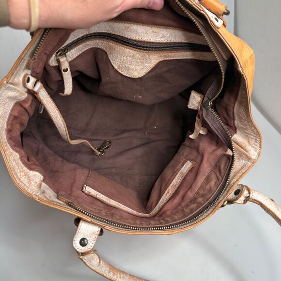 Bed Stu Tan Leather Tote with Studded Accents - Picture 16 of 16